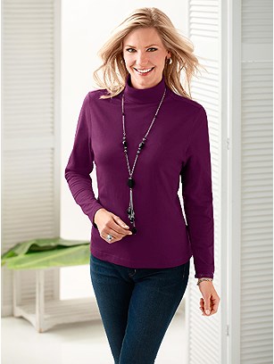 Classic Long Sleeve Turtleneck Top product image (247377.PL.2.8_WithBackground)