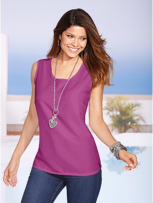 Scoop Neck Sleeveless Blouse product image (247465.FS.1.1_WithBackground)