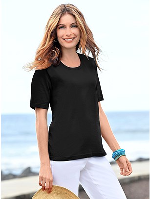 Classic Round Neck Top product image (248283.BK.2.1328_WithBackground)