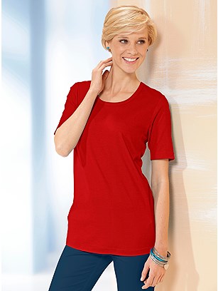 Classic Round Neck Top product image (248283.RD.2.1048_WithBackground)