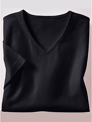 Classic V-Neck Top product image (248687.BK.1.1_RP)