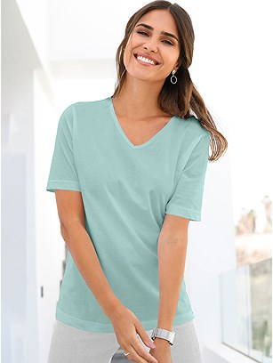 Classic V-Neck Shirt product image (248687.MT.2SS)