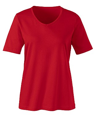 Classic V-Neck Top product image (248687.RD.1.2_Ghost)