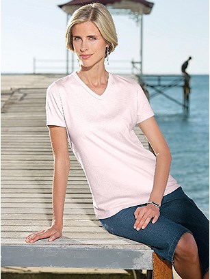 Classic V-Neck Top product image (248687.RS.1.2_WithBackground)