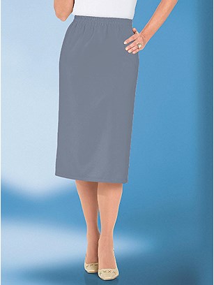 Slip On Midi Skirt product image (270145.GY.2.1_WithBackground)
