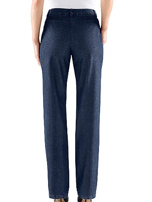 Paneled Boot Cut Denim product image (282884.BLUS.1.1_Ghost)