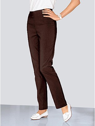 Stretch Elastic Waistband Pants product image (282916.CH.4.1_WithBackground)