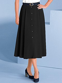 Front Button Panel Skirt product image (286813.BK.2.15_WithBackground)