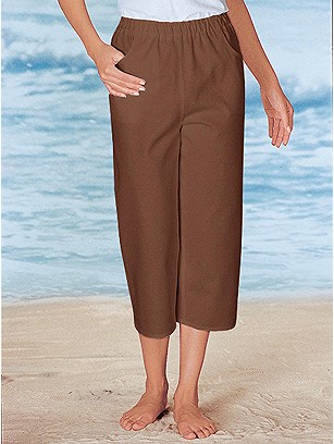 Casual Capri Pants product image (287198.DKBR.1.1_WithBackground)