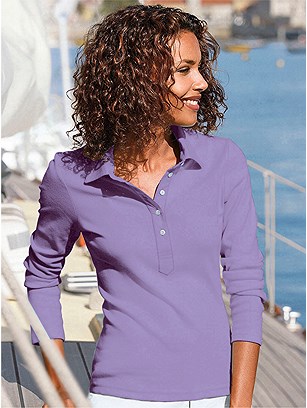 Long Sleeve Polo Top product image (287382.LV.1.5_WithBackground)