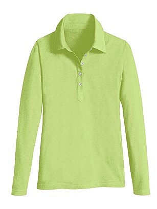 Long Sleeve Polo Top product image (287382.PS.1.1_WithBackground)