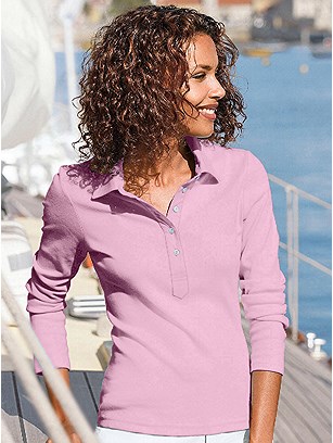Long Sleeve Polo Top product image (287382.RS.1.314_WithBackground)