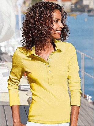 Long Sleeve Polo Top product image (287382.YL.1.2_WithBackground)