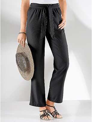 Tie Waist Pants product image (295988.BK.2.8_WithBackground)