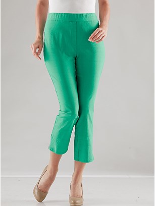 Side Zip Detail Capri Pants product image (296289.EDGR.2.1_WithBackground)