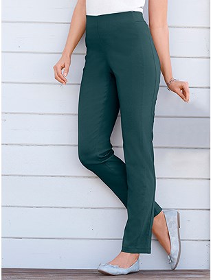 Wide Elastic Waistband Pants product image (303062.FG.4.975_WithBackground)