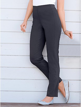 Wide Elastic Waistband Pants product image (303062.NV.4.1_WithBackground)