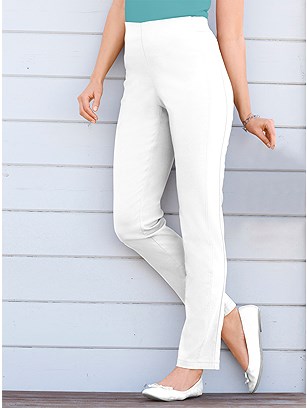 Wide Elastic Waistband Pants product image (303062.WH.3.20_WithBackground)