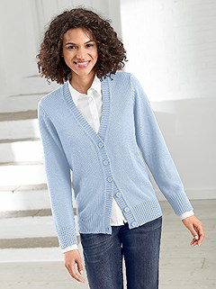 Ribbed Knit Button Up Cardigan product image (303089.IB.2.95_WithBackground)