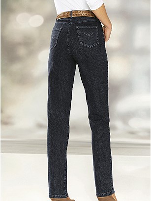 Back Pocket Detail Jeans product image (303145.BKDE.5.481_WithBackground)