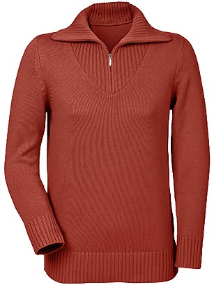 Zip Pullover Sweater product image (303403.RU.1.9_WithBackground)