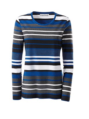 Striped Long Sleeve Shirt product image (324846.RYST.1.1_Ghost)