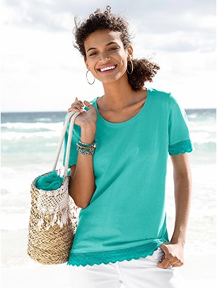 Lace Trim Top product image (348894.EDGR.1)