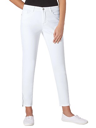 Ankle Zip Detail Jeans product image (351799.WH.1.1_WithBackground)