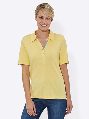 Contrasting Detail Polo Shirt product image (368195.YL.1.1_WithBackground)