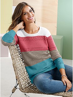 Ribbed And Knitted Sweater product image (368881.RBST.3.1_WithBackground)