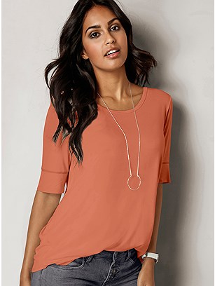 Detailed Sleeve Top product image (370532.OR.1.1_WithBackground)