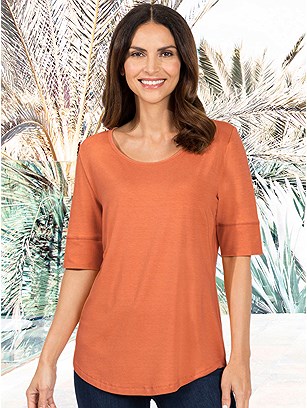 Detailed Sleeve Top product image (370532.OR.21S)