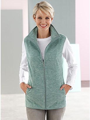 Mottled Fleece Vest product image (378429.MTMO.1.17_WithBackground)