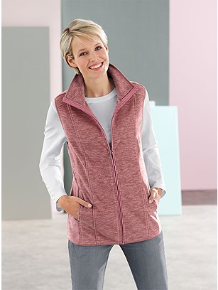 Mottled Fleece Vest product image (378429.WR.1.1_WithBackground)
