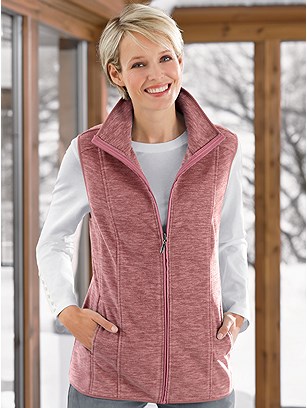 Mottled Fleece Vest product image (378429.WR.1S)