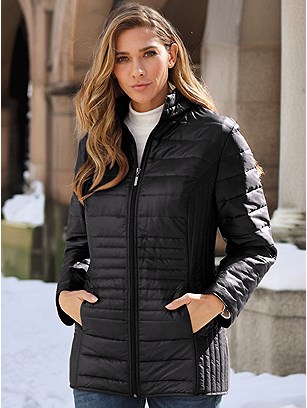 Quilted Panel Jacket product image (386497.BK.1S)