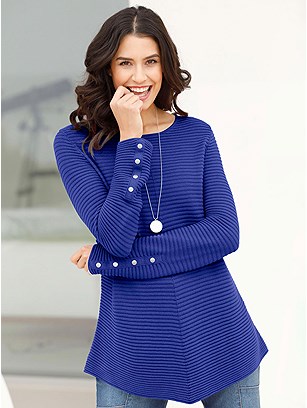 Tapered Hem Ribbed Sweater product image (388046.RY.1SS)