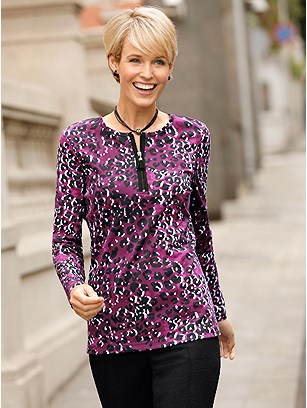 Leopard Zip Panel Top product image (392398.FSPR.2.1_WithBackground)