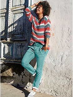 Block Stripe Sweater product image (394594.394612.P)