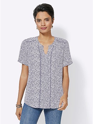 Mini Print Blouse product image (394698.GYWH.3.1_WithBackground)