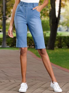 Link. denim bermuda shorts (Product Display 27540) image - mobile.