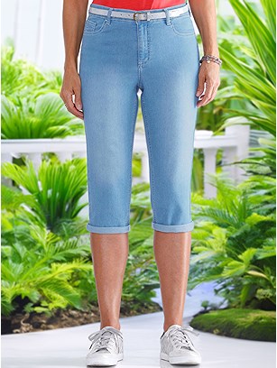 Denim Capri Pants product image (398937.FADE.28S)