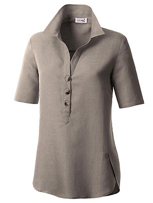 Collared Linen Blouse product image (398942.OL.1.1_WithBackground)