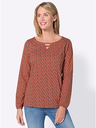 All Over Pattern Top product image (406256.RUMU.3.2)