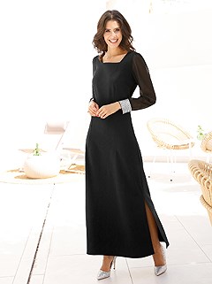 Square Neckline Dress product image (407759.BK.2)