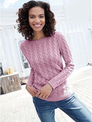 Plaited Pattern Sweater product image (410368.RS.1.8_WithBackground)