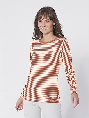 Essential Striped Long Sleeve Top product image (410966.TCST.3.1_WithBackground)