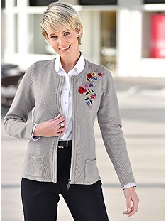 Floral Embroidered Zip Cardigan product image (411578.LG.1.1_WithBackground)