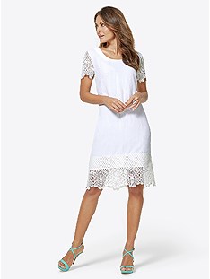 Lace Accent Dress product image (416904.WH.3.2_WithBackground)