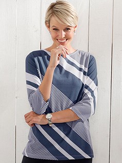 Link. diagonal stripe shirt (Product Display 27661) image - mobile.
